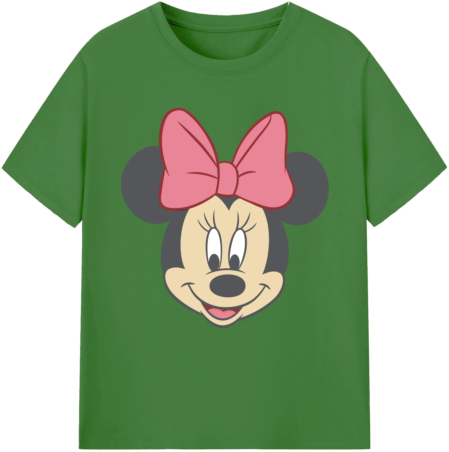 （画像用） ミッキーマウス Mickey Mouse レディースカジュアルプリントTシャツ（綿100％）